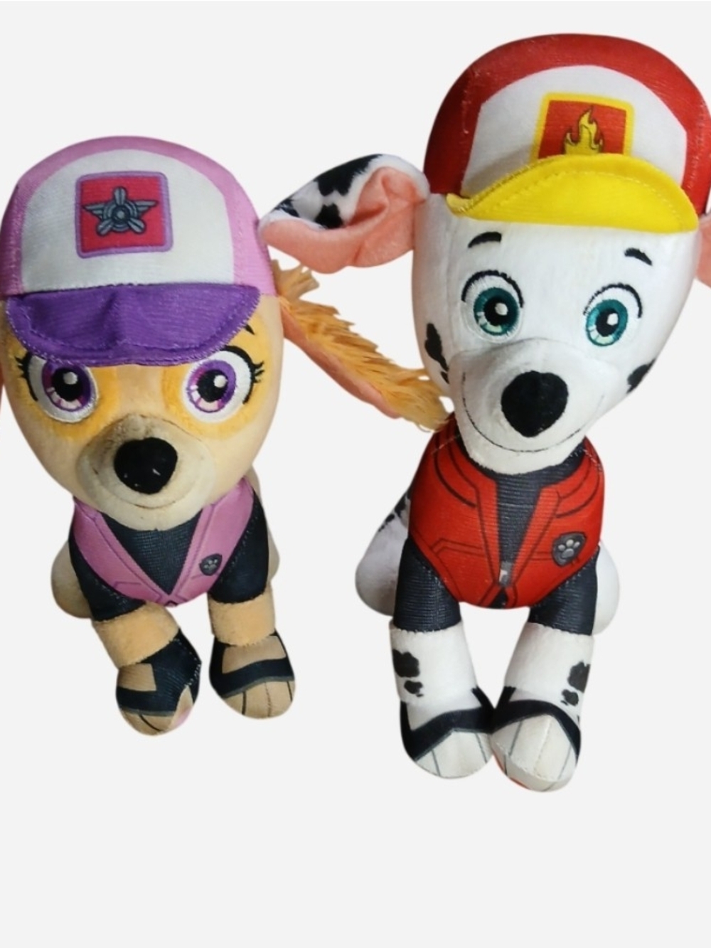 PAW Patrol Skye & Marshall Plush Lot 8" Big Truck Pups Stuffed Animal Toy Set